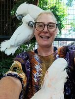 Robynn Moller with staff.